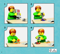 LEGO 70144 instructions page 2 – build guide