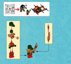 LEGO 70144 instructions page 3 – build guide