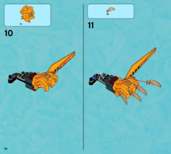 LEGO 70144 instructions page 74 – build guide