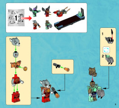 LEGO 70145 instructions page 3 – build guide