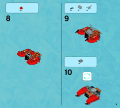 LEGO 70145 instructions page 9 – build guide