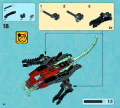 LEGO 70146 instructions page 62 – build guide