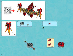 LEGO 70146 instructions page 62 – build guide