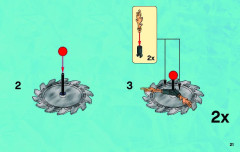 LEGO 70149 instructions page 21 – build guide