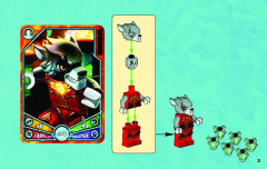 LEGO 70149 instructions page 3 – build guide