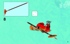 LEGO 70149 instructions page 9 – build guide