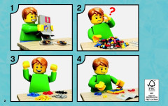 LEGO 70151 instructions page 2 – build guide