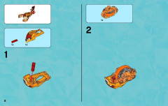 LEGO 70156 instructions page 8 – build guide
