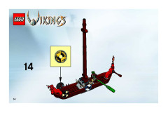 LEGO 7016 instructions page 14 – build guide