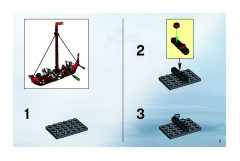 LEGO 7016 instructions page 3 – build guide