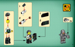 LEGO 70161 instructions page 3 – build guide