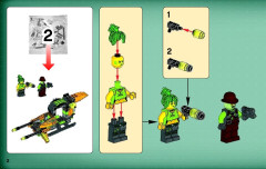 LEGO 70163 instructions page 2 – build guide