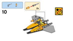 LEGO 70163 instructions page 11 – build guide