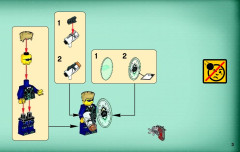 LEGO 70166 instructions page 3 – build guide