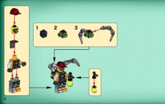 LEGO 70166 instructions page 4 – build guide