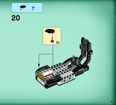 LEGO 70169 instructions page 43 – build guide