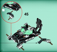 LEGO 70169 instructions page 74 – build guide