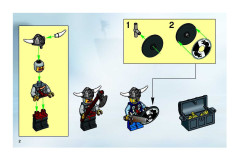 LEGO 7017 instructions page 2 – build guide