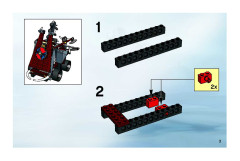 LEGO 7017 instructions page 3 – build guide