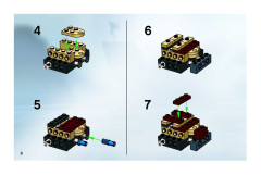 LEGO 7017 instructions page 8 – build guide