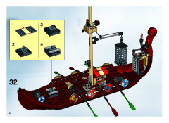 LEGO 7018 instructions page 42 – build guide