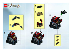 LEGO 7018 instructions page 44 – build guide