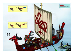 LEGO 7018 instructions page 49 – build guide