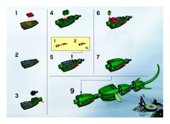 LEGO 7018 instructions page 5 – build guide