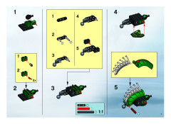 LEGO 7018 instructions page 7 – build guide