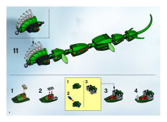 LEGO 7018 instructions page 8 – build guide