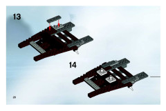 LEGO 7020 instructions page 28 – build guide