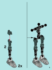 LEGO 70204 instructions page 5 – build guide