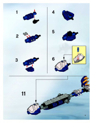 LEGO 7021 instructions page 11 – build guide