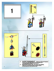 LEGO 7021 instructions page 2 – build guide