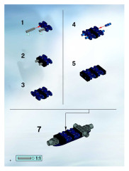 LEGO 7021 instructions page 6 – build guide