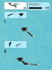 LEGO 70210 instructions page 9 – build guide