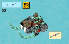 LEGO 70220 instructions page 42 – build guide