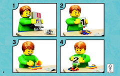 LEGO 70221 instructions page 2 – build guide