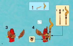 LEGO 70221 instructions page 4 – build guide