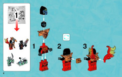 LEGO 70222 instructions page 4 – build guide