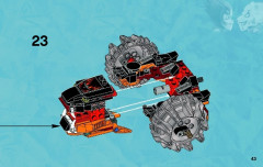 LEGO 70222 instructions page 43 – build guide