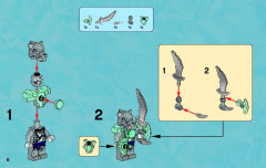 LEGO 70222 instructions page 6 – build guide
