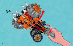 LEGO 70222 instructions page 72 – build guide