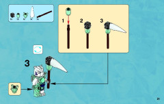 LEGO 70223 instructions page 21 – build guide