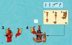 LEGO 70223 instructions page 4 – build guide