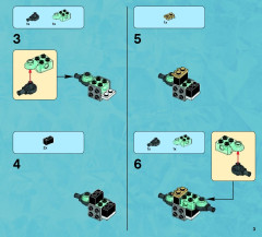 LEGO 70223 instructions page 3 – build guide
