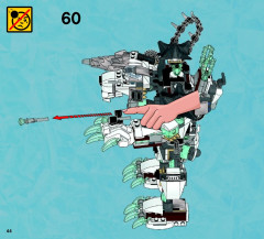 LEGO 70223 instructions page 44 – build guide
