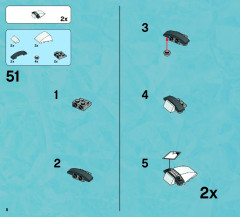 LEGO 70223 instructions page 8 – build guide