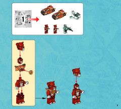 LEGO 70224 instructions page 3 – build guide