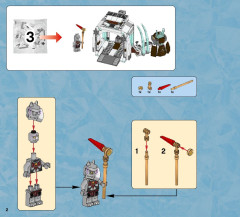 LEGO 70226 instructions page 2 – build guide